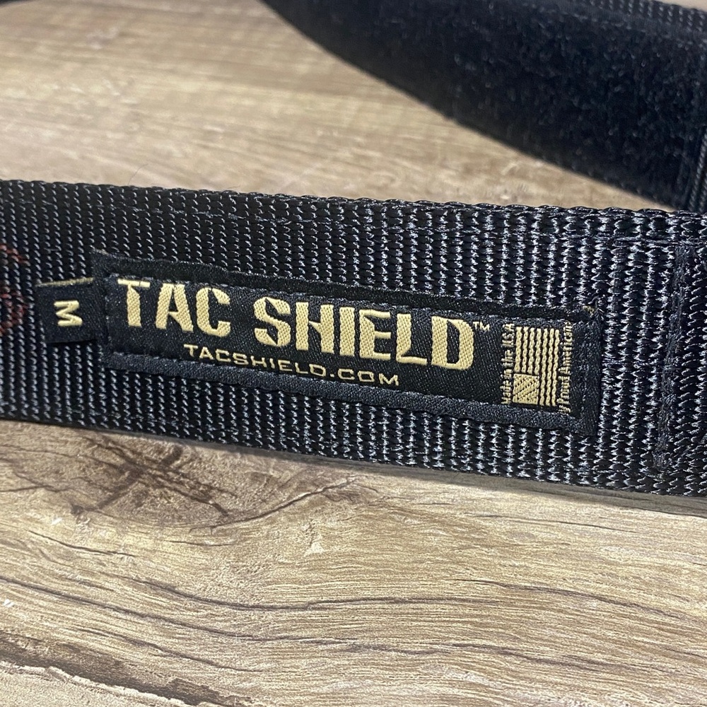 TAC SHIELD Black Tactical Belt